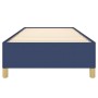 Blue fabric bed frame 90x190 cm by vidaXL, Beds and slatted bases - Ref: Foro24-347131, Price: 107,11 €, Discount: %