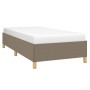 Estructura de cama de tela gris taupe 100x200 cm de vidaXL, Camas y somieres - Ref: Foro24-347145, Precio: 102,80 €, Descuent...