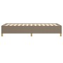 Estructura de cama de tela gris taupe 100x200 cm de vidaXL, Camas y somieres - Ref: Foro24-347145, Precio: 102,80 €, Descuent...