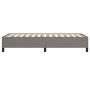 Estructura de cama de tela gris oscuro 80x200 cm de vidaXL, Camas y somieres - Ref: Foro24-347019, Precio: 88,99 €, Descuento: %