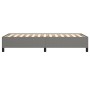 Estructura de cama de tela gris oscuro 100x200 cm de vidaXL, Camas y somieres - Ref: Foro24-347043, Precio: 104,63 €, Descuen...