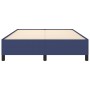 Estructura de cama de tela azul 140x190 cm de vidaXL, Camas y somieres - Ref: Foro24-347064, Precio: 117,55 €, Descuento: %