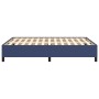 Estructura de cama de tela azul 140x190 cm de vidaXL, Camas y somieres - Ref: Foro24-347064, Precio: 117,55 €, Descuento: %