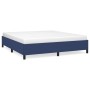 Estructura de cama tela azul 180x200 cm de vidaXL, Camas y somieres - Ref: Foro24-347088, Precio: 150,32 €, Descuento: %