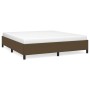 Estructura de cama de tela marrón 160x200 cm de vidaXL, Camas y somieres - Ref: Foro24-347077, Precio: 148,99 €, Descuento: %