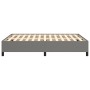 Estructura de cama de tela gris oscuro 140x200 cm de vidaXL, Camas y somieres - Ref: Foro24-347067, Precio: 123,30 €, Descuen...