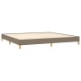 Estructura de cama de tela gris taupe 200x200 cm de vidaXL, Camas y somieres - Ref: Foro24-346846, Precio: 112,03 €, Descuent...