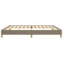 Estructura de cama de tela gris taupe 200x200 cm de vidaXL, Camas y somieres - Ref: Foro24-346846, Precio: 112,03 €, Descuent...