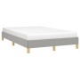 Estructura de cama de tela gris claro 120x200 cm de vidaXL, Camas y somieres - Ref: Foro24-346802, Precio: 102,99 €, Descuent...