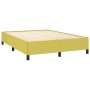 Estructura de cama de tela verde 140x190 cm de vidaXL, Camas y somieres - Ref: Foro24-347065, Precio: 117,84 €, Descuento: %