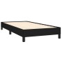 Black fabric bed frame 90x200 cm by vidaXL, Beds and slatted bases - Ref: Foro24-346690, Price: 73,18 €, Discount: %