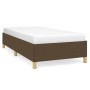 Estructura de cama de tela marrón 90x200 cm de vidaXL, Camas y somieres - Ref: Foro24-347136, Precio: 110,15 €, Descuento: %