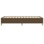 Estructura de cama de tela marrón 90x200 cm de vidaXL, Camas y somieres - Ref: Foro24-347136, Precio: 110,15 €, Descuento: %