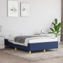 Estructura de cama de tela azul 120x200 cm de vidaXL, Camas y somieres - Ref: Foro24-347155, Precio: 131,79 €, Descuento: %