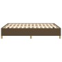 Estructura de cama de tela marrón 140x200 cm de vidaXL, Camas y somieres - Ref: Foro24-347168, Precio: 138,34 €, Descuento: %