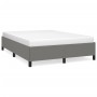 Dark gray fabric bed frame 140x190 cm by vidaXL, Beds and slatted bases - Ref: Foro24-347059, Price: 131,47 €, Discount: %