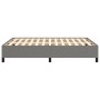 Dark gray fabric bed frame 140x190 cm by vidaXL, Beds and slatted bases - Ref: Foro24-347059, Price: 131,47 €, Discount: %