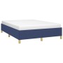 Blue fabric bed frame 140x190 cm by vidaXL, Beds and slatted bases - Ref: Foro24-347163, Price: 128,56 €, Discount: %