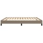 Estructura de cama de tela gris taupe 160x200 cm de vidaXL, Camas y somieres - Ref: Foro24-346732, Precio: 115,65 €, Descuent...