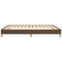 Dark brown fabric bed frame 180x200 cm by vidaXL, Beds and slatted bases - Ref: Foro24-346837, Price: 135,28 €, Discount: %