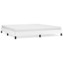 Estructura de cama de cuero sintético blanco 200x200 cm de vidaXL, Camas y somieres - Ref: Foro24-346923, Precio: 134,41 €, D...