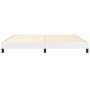 Estructura de cama de cuero sintético blanco 200x200 cm de vidaXL, Camas y somieres - Ref: Foro24-346923, Precio: 134,41 €, D...