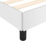 Estructura de cama de cuero sintético blanco 200x200 cm de vidaXL, Camas y somieres - Ref: Foro24-346923, Precio: 134,41 €, D...