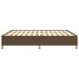 Estructura de cama tela marrón oscuro 180x200 cm de vidaXL, Camas y somieres - Ref: Foro24-347184, Precio: 143,28 €, Descuent...