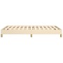 Estructura de cama de tela color crema 120x200 cm de vidaXL, Camas y somieres - Ref: Foro24-346807, Precio: 95,99 €, Descuent...