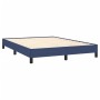 Estructura de cama de tela azul 140x190 cm de vidaXL, Camas y somieres - Ref: Foro24-346718, Precio: 98,59 €, Descuento: %