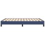 Estructura de cama de tela azul 140x190 cm de vidaXL, Camas y somieres - Ref: Foro24-346718, Precio: 98,59 €, Descuento: %