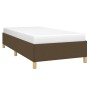 Estructura de cama de tela marrón 100x200 cm de vidaXL, Camas y somieres - Ref: Foro24-347144, Precio: 107,57 €, Descuento: %