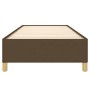 Estructura de cama de tela marrón 100x200 cm de vidaXL, Camas y somieres - Ref: Foro24-347144, Precio: 107,57 €, Descuento: %