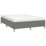 Dark gray fabric bed frame 140x200 cm by vidaXL, Beds and slatted bases - Ref: Foro24-347166, Price: 117,68 €, Discount: %