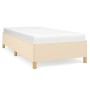 Cream fabric bed frame 90x190 cm by vidaXL, Beds and slatted bases - Ref: Foro24-347130, Price: 104,91 €, Discount: %