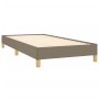 Estructura de cama de tela gris taupe 90x200 cm de vidaXL, Camas y somieres - Ref: Foro24-346790, Precio: 78,92 €, Descuento: %