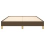 Estructura de cama de tela marrón 140x190 cm de vidaXL, Camas y somieres - Ref: Foro24-346813, Precio: 97,08 €, Descuento: %