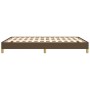 Estructura de cama de tela marrón 140x190 cm de vidaXL, Camas y somieres - Ref: Foro24-346813, Precio: 97,08 €, Descuento: %