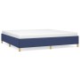 Blue taupe gray fabric bed frame 200x200 cm by vidaXL, Beds and slatted bases - Ref: Foro24-347195, Price: 130,98 €, Discount: %