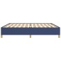 Blue taupe gray fabric bed frame 200x200 cm by vidaXL, Beds and slatted bases - Ref: Foro24-347195, Price: 130,98 €, Discount: %