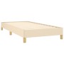 Estructura de cama de tela color crema 90x200 cm de vidaXL, Camas y somieres - Ref: Foro24-346791, Precio: 78,92 €, Descuento: %