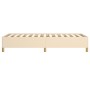 Cream fabric bed frame 80x200 cm by vidaXL, Beds and slatted bases - Ref: Foro24-347122, Price: 111,79 €, Discount: %