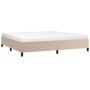 Cappuccino synthetic leather bed frame 200x200 cm by vidaXL, Beds and slatted bases - Ref: Foro24-347274, Price: 165,30 €, Di...