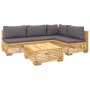 5-piece garden furniture set and solid teak wood cushions by vidaXL, Garden sets - Ref: Foro24-3100902, Price: 774,62 €, Disc...