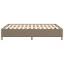 Estructura de cama de tela gris taupe 140x200 cm de vidaXL, Camas y somieres - Ref: Foro24-347169, Precio: 144,53 €, Descuent...