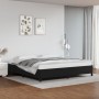 Estructura de cama de cuero sintético negro 200x200 cm de vidaXL, Camas y somieres - Ref: Foro24-347269, Precio: 162,27 €, De...