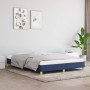 Blue fabric bed frame 160x200 cm by vidaXL, Beds and slatted bases - Ref: Foro24-346832, Price: 101,46 €, Discount: %