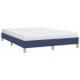 Blue fabric bed frame 160x200 cm by vidaXL, Beds and slatted bases - Ref: Foro24-346832, Price: 101,46 €, Discount: %