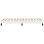 Estructura de cama de cuero sintético blanco 100x200 cm de vidaXL, Camas y somieres - Ref: Foro24-346887, Precio: 91,83 €, De...