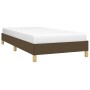 Brown fabric bed frame 100x200 cm by vidaXL, Beds and slatted bases - Ref: Foro24-346797, Price: 86,71 €, Discount: %